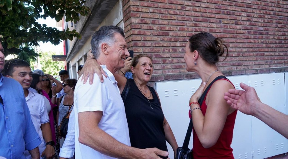 Macri en su visita a La pampa para apoyar a&nbsp;Maquieyra y al primo de Pampita.