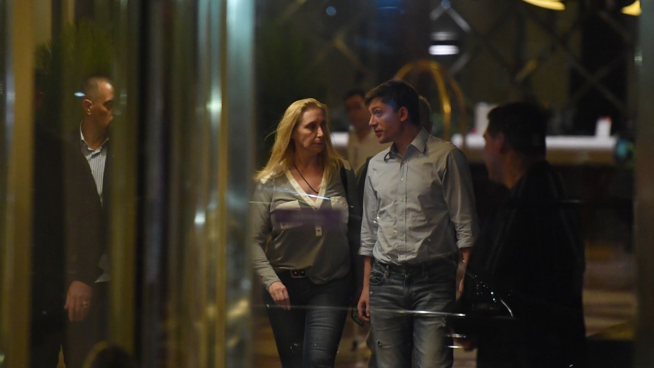 Karina Milei y Santiago Caputo.