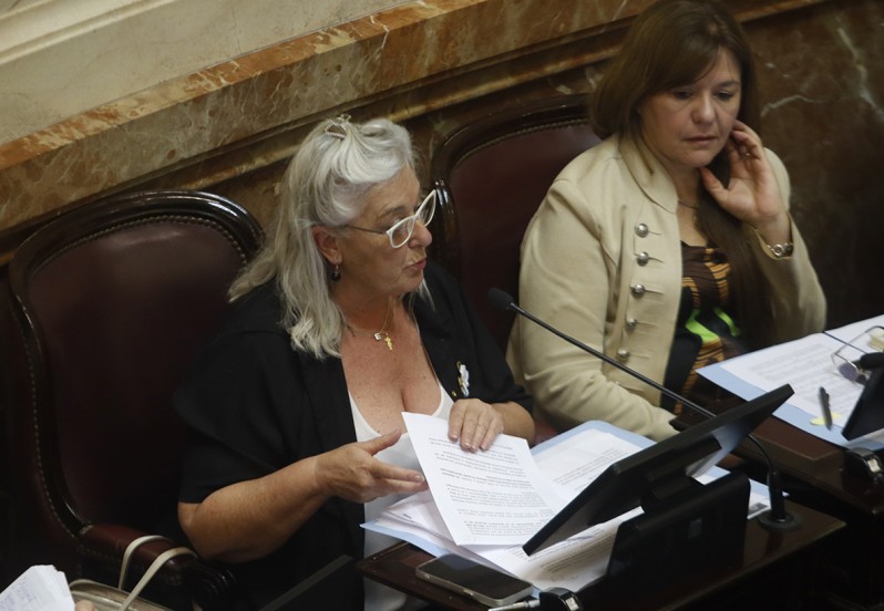La senadora chubutense Edith Terenzi.