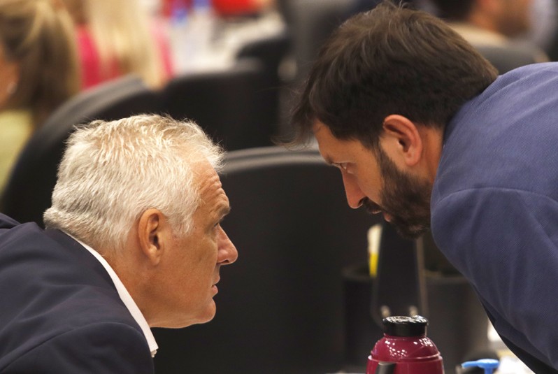  Los diputados Fernando Carbajal y Pablo Juliano. 