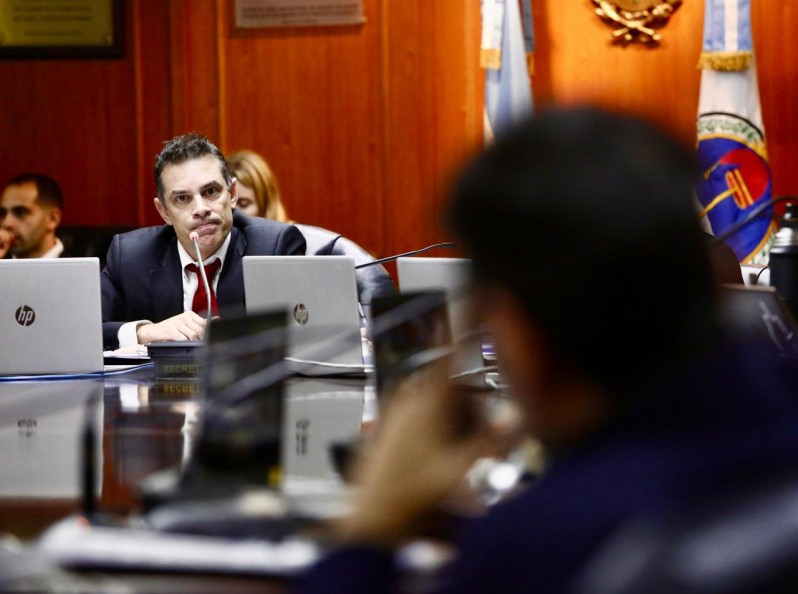 El viceministro de Justicia, Sebastián Amerio, sorprendido por la actitud de los jueces.