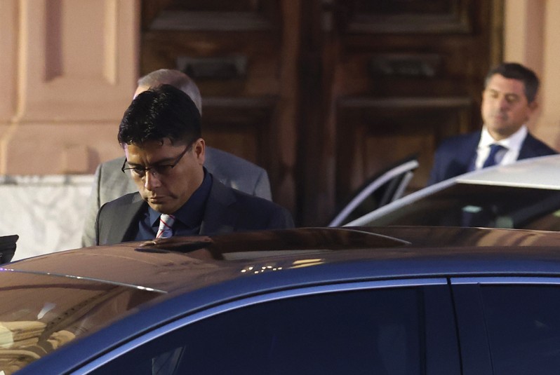 El gobernador de Santa Cruz, Claudio Vidal.