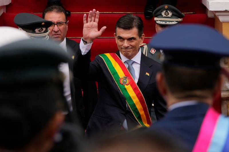 Rubio le pidió a Milei que ayude a acercar al nuevo presdiente de Bolivia al eje de Trump