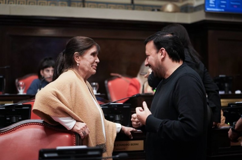 Teresa García y Emmanuel González Santalla.