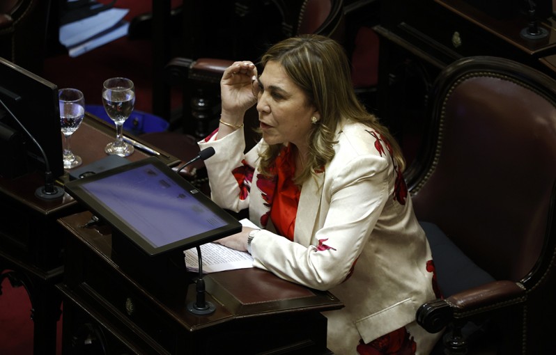 Beatriz Avila, en el recinto.