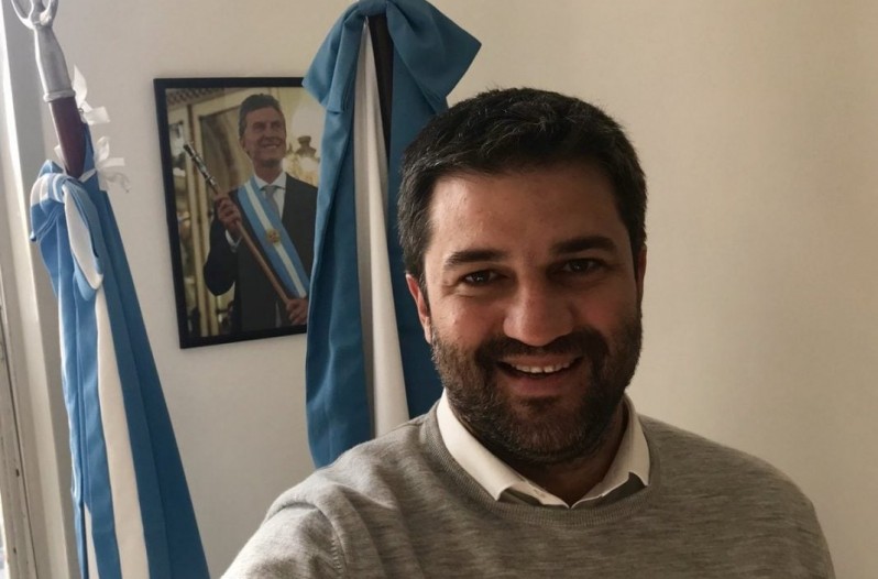Martín Voss en sus épocas de funcionario macrista.