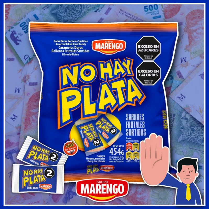 Flyer con el que el Grupo Marengo lanzó el 14 de diciembre de 2023 los caramelos