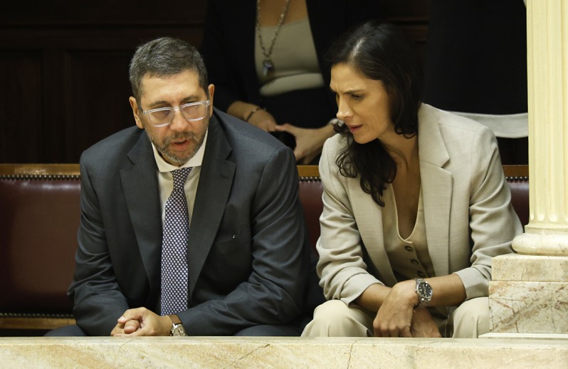 Juan Manuel Olmos y Pamela Calletti, miembros de la AGN.