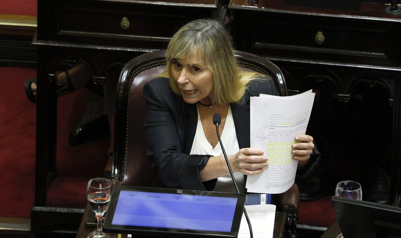La senadora peronista Juliana di Tullio.