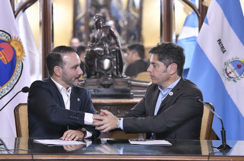 Juan Pablo Valdés y Axel Kicillof.
