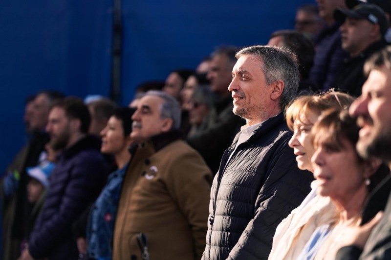 En el banderazo por la libertad de Cristina, Máximo apuntó a Kicillof: «Hablan de unidad y no van a verla»