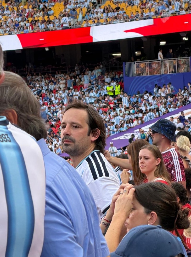 Santiago Viola en la cancha