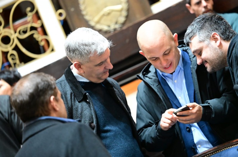 Ariel Archanco, Avelino Zurro y Facundo Tignanelli.