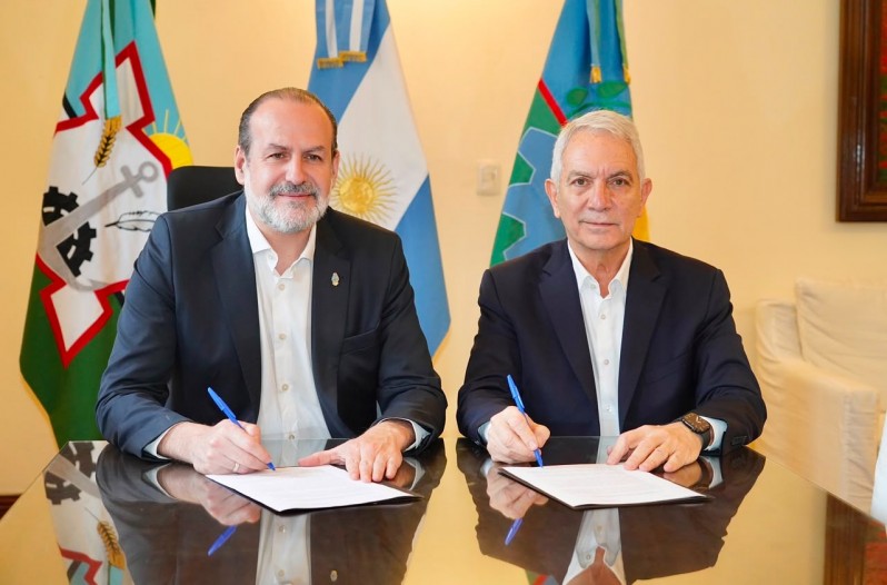 Alak y Susbielles firmaron un acuerdo de cooperación institucional
