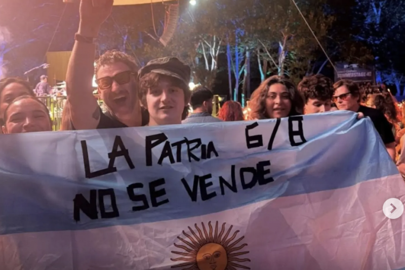 Emilia Mernes, Dillom y La Faraona se suman a la ola de los jóvenes contra la ley de tierras de Milei