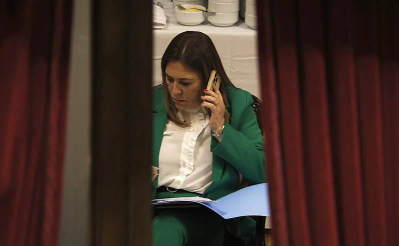 Beatriz Ávila, en el Senado.