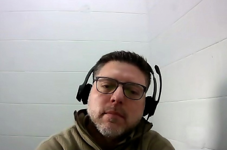 Airaldi escuchó el veredicto por zoom.