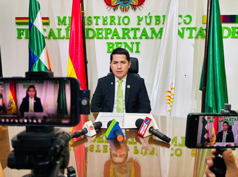 El fiscal General de Bolivia, Alexander Mendoza.