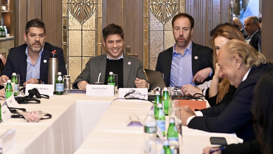 Manzano sorprendió al sumarse a un encuentro con Kicillof en Nueva York