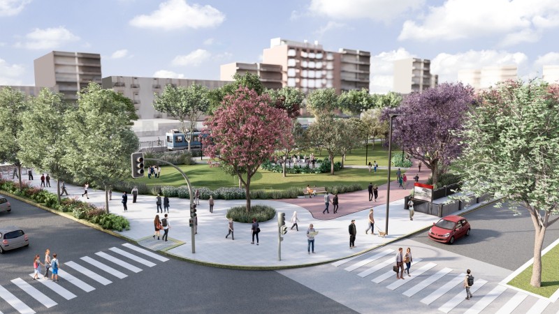 Avanza la nueva plaza de Villa Urquiza y estaría lista para 2027