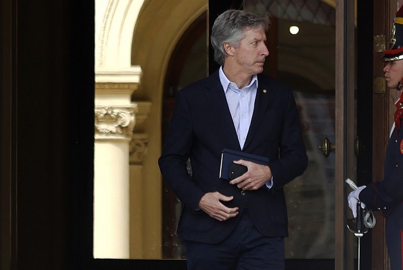 El presidente del Banco Central, Santiago Bausili.