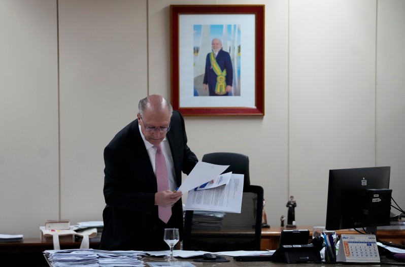 Geraldo Alckmin, vicepresidente de Brasil.